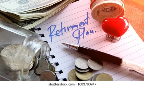 RETIREMENT PLAN Savings money Investment Pension , - Powered by Shutterstock