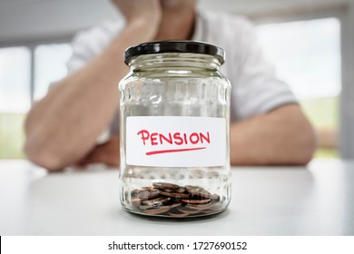 Retirement Saving And Pension Planning Concept For Small Or Decreasing Fund Value