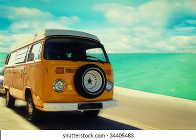 Retro Beach Van