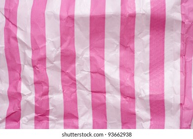 Retro Candy Stripe Sweet Bag Abstract Background