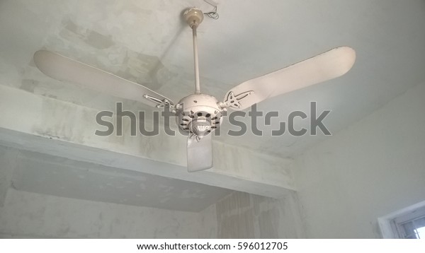 Retro Ceiling Fan Vintage Style Royalty Free Stock Image