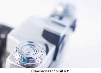 retro close-up camera