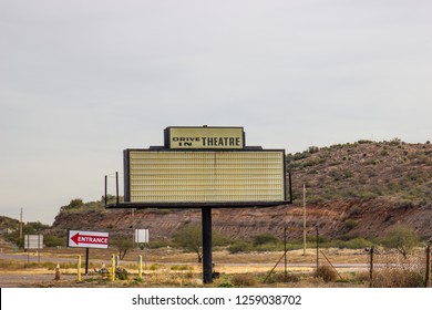 Retro Drive In Theater Marquee Sign