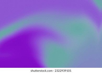 Retro gradient background with grain texture. Color gradient blend mesh of abstract colors gradation