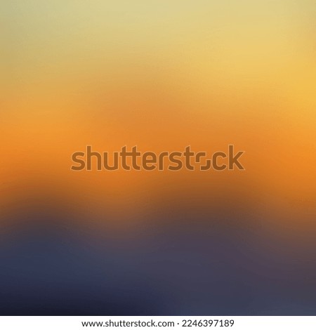 retro gradient background with yellow background