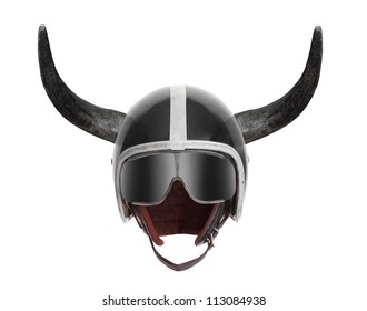 bull horn motorcycle helmets