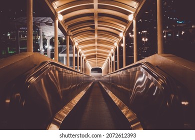 Retro Moving Sidewalk In Kobe City, Hyogo Pref