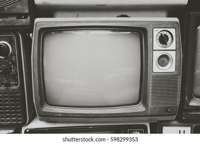 白黒テレビ の写真素材 画像 写真 Shutterstock