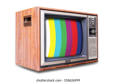Retro old vintage TV