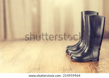 Similar – rubber boot meetings Boots