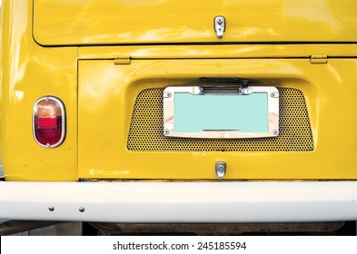 Retro postcard of the vintage car  - Powered by Shutterstock