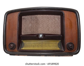 Retro Radio on a white background - Shutterstock ID 69189820