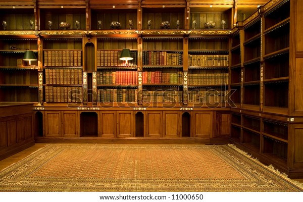 Retro Reading Room Old Books Stock Photo Edit Now 11000650