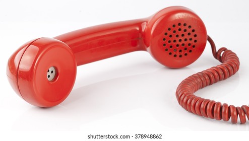 Retro Red Telephone Receiver Stock Photo 378948862 | Shutterstock