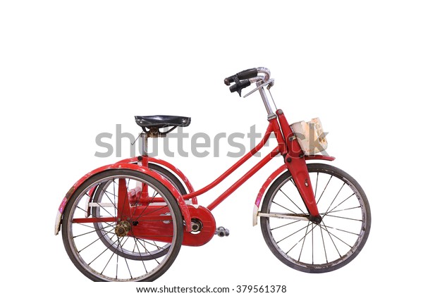 retro red tricycle