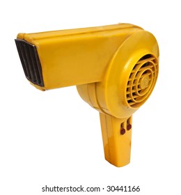 Retro Revival Hair Dryer, With Clipping Path