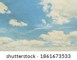 Retro Sky Pattern On Old PPT template 33 | CrystalGraphics