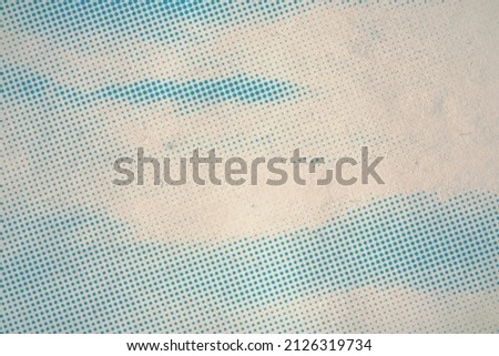 retro sky pattern on old paper texture. raster vintage clouds.