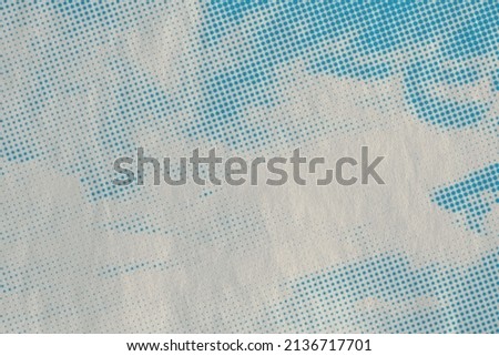 retro sky pattern on old paper texture. raster vintage clouds.