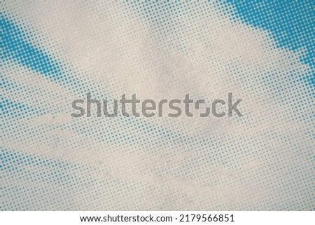 retro sky pattern on old paper texture. raster vintage clouds.