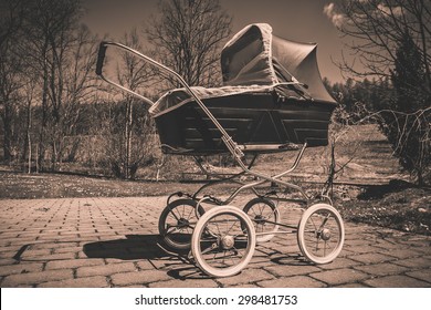 old school pram stroller