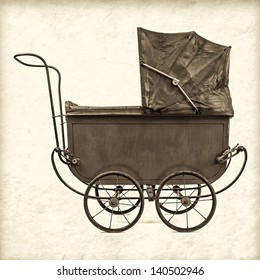 old time baby carriage