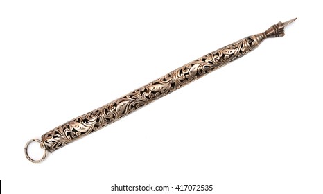 Retro Stylish Carved Pointer For Reading The Torah