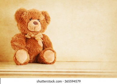 retro teddy bear