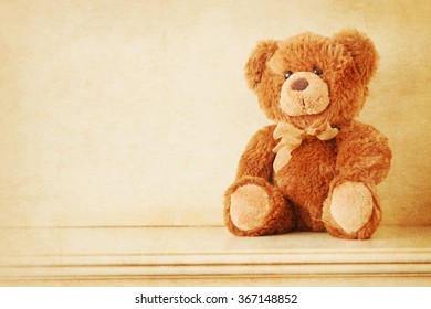 retro teddy bear