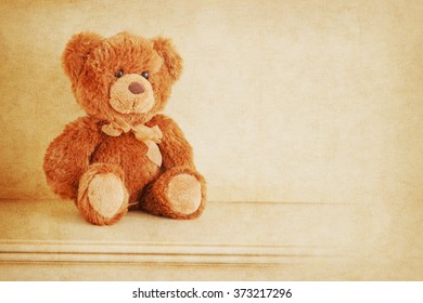 retro teddy bear