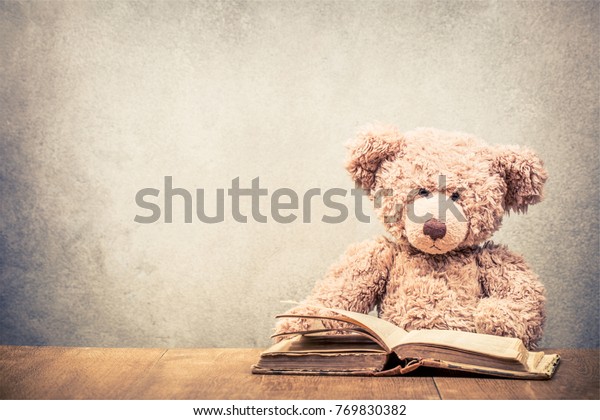 retro teddy bear