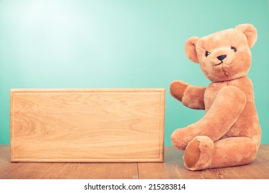 retro teddy bear