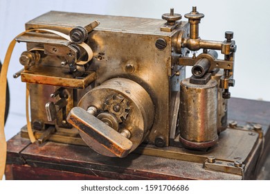 Retro Telegraph Machine Communication Stock Photo 1591706686 