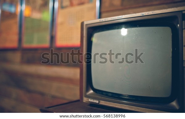 Retro television in vintage\
style.