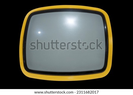retro TV on a neutral background
