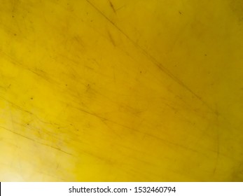 Retro Yellow Plastic Surface Texture Background