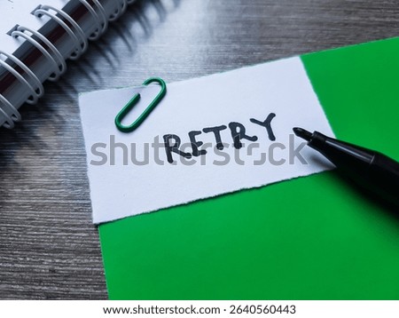 Retry writting on table background.