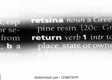 return word in a dictionary. return concept.