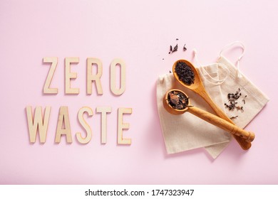 Reusable Cotton Tea Bag, Eco Zero Waste Concept