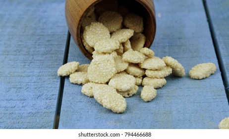 Revdi, a sweet candy eaten in Makar Sankranti in India made of sesame seeds.