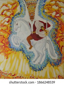 Revelation Jesus Riding On White Horse