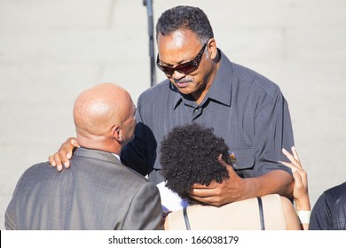 Reverend Jesse Jackson Senior At The 50th Anniversary Of The March On Washington And Martin Luther King's I Have A Dream Speech, August 24, 2013, Lincoln Memorial, Washington, D.C. 