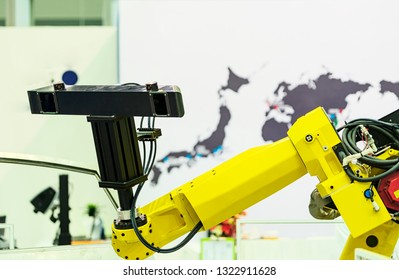 Reverse engineering technology: the view of 3D scanners on industrial robot arms for automatic parts inspection.