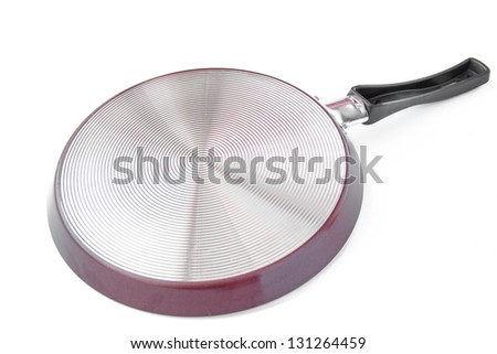 Reverse side of frying pan