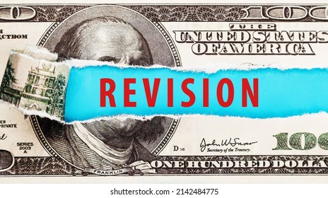 REVISION. Word Writing Text Revision. Business Concept For Action Of Revising Over Someone Like Auditing Or Accounting. Business Text Action Revision