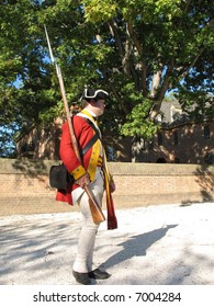 Revolutionary War British Soldier In Historic Williamsburg Virginia