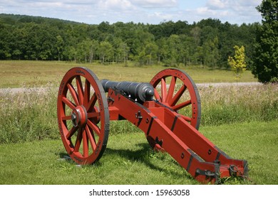 Revolutionary War Cannon At The Saratoga National Historical Park