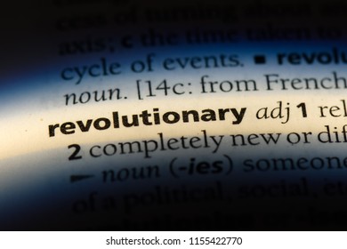 Revolutionary Word Dictionary Revolutionary Concept Stock Photo ...