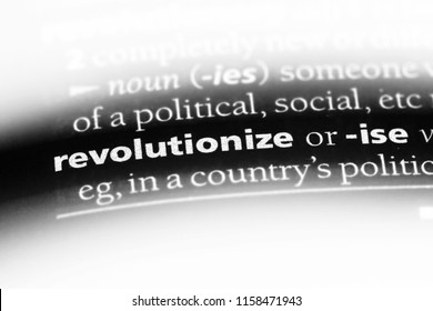 Revolutionize Word Dictionary Revolutionize Concept Stock Photo ...