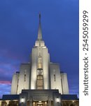 Rexburg Idaho temple lds blue sky